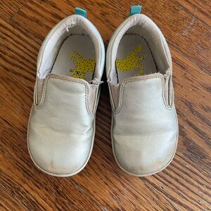 Ten Little Slip-On Shoes for toddler- silver